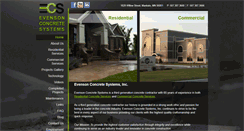 Desktop Screenshot of evensonconcrete.com